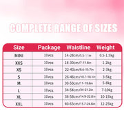 Disposable Female Dog Diapers Leakproof Breathable with Colour Indicator - S 26-46cm V528-DIAPERS-FEMALE-S-312171