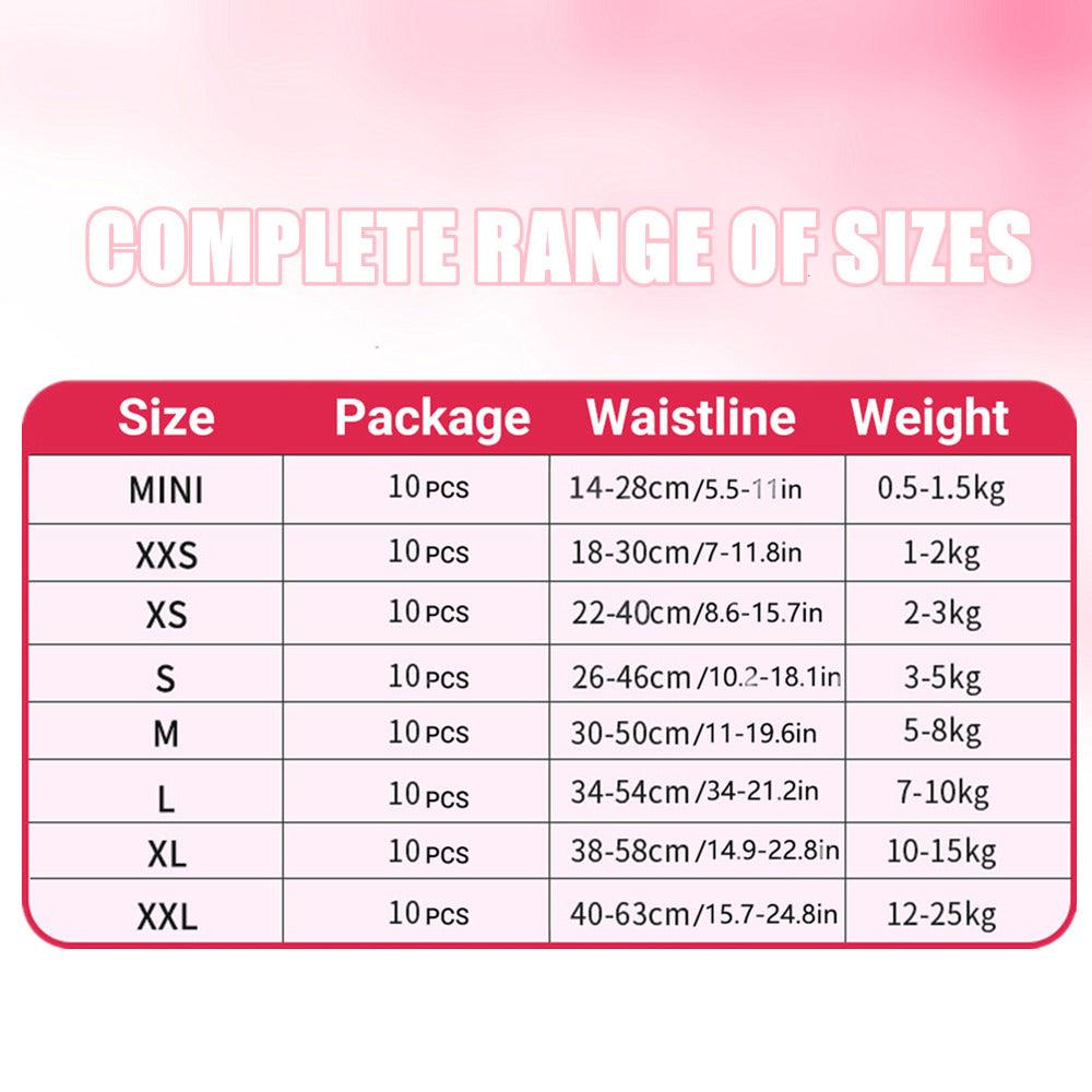 Disposable Female Dog Diapers Leakproof Breathable with Colour Indicator - XS 22-40cm V528-DIAPERS-FEMALE-XS-266796