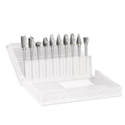10Pcs Tungsten Steel Carbide 6mm Rotary Burr Set for Die Grinder V528-DIEGRINDERBIT-825231