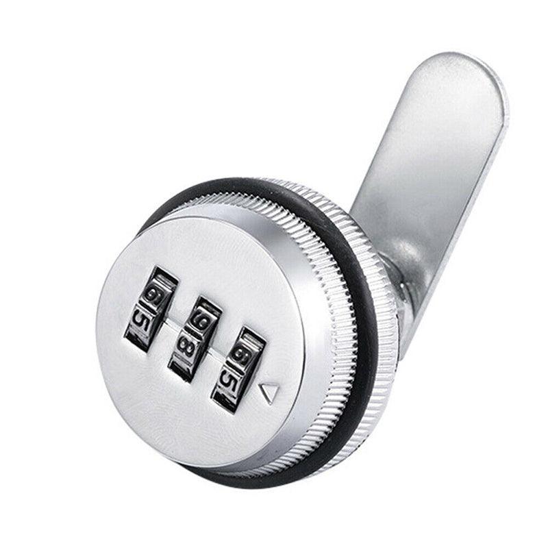 3 Digital Code Combination Cam Lock Furniture Post Mail Box Cabinet Locker Safe - Black V528-DIGITALCODELOCK-BLACK-661165