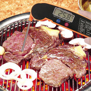 Foldable Digital Thermometer Probe Temperature Kitchen Cooking Food Bbq Meat Jam - Black V528-DIGITALTHERMOMETER-BLACK-607620