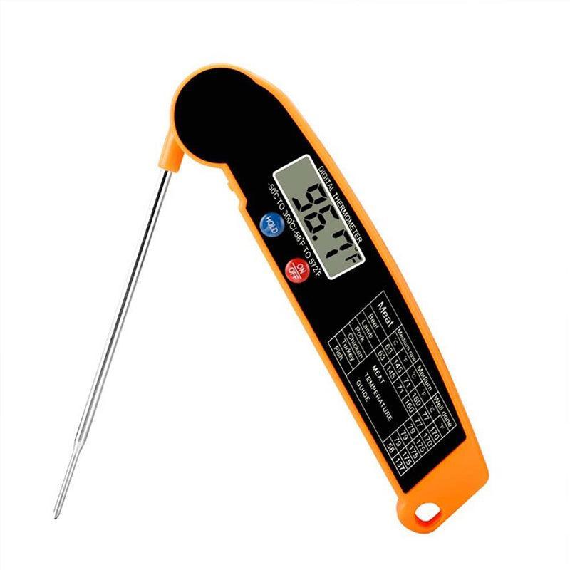 Foldable Digital Thermometer Probe Temperature Kitchen Cooking Food Bbq Meat Jam - Orange V528-DIGITALTHERMOMETER-ORANGE-265820