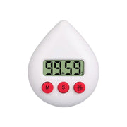 Water Drop Digital Timer Kitchen Study Alarm Countdown Electronic Clock 4 Colours - Black V528-DIGITALTIMER-BLACK-564151