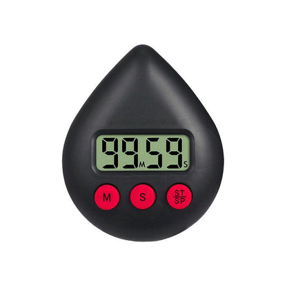 Water Drop Digital Timer Kitchen Study Alarm Countdown Electronic Clock 4 Colours - Blue V528-DIGITALTIMER-BLUE-677109
