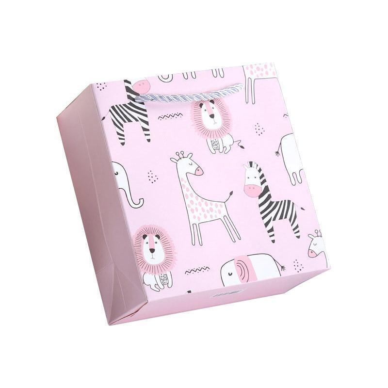 25x Creative Cartoon Animal Gift Bags Cute Birthday Party Favors Tote Paper Bags - Dinosaur-Paradise-25pcs-M V528-DINOSAUR-PARADISE-25PCS-M-850105