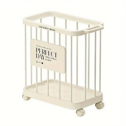 Removable Laundry Basket Clothes Organizer Household Storage Bin with Shelving V528-DIRTY-48-27-387622