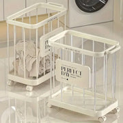 Removable Laundry Basket Clothes Organizer Household Storage Bin with Shelving V528-DIRTY-48-27-387622