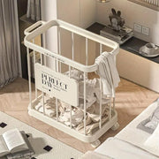 Removable Laundry Basket Clothes Organizer Household Storage Bin with Shelving V528-DIRTY-48-27-387622