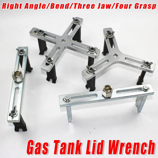 Adjustable Universal Fuel Tank Cover Removal Tool 3 Claws Gasoline Pump Wrench - Four-Grasp V528-DISASSEMBLY-TOOL-FOUR-GRASP-899212