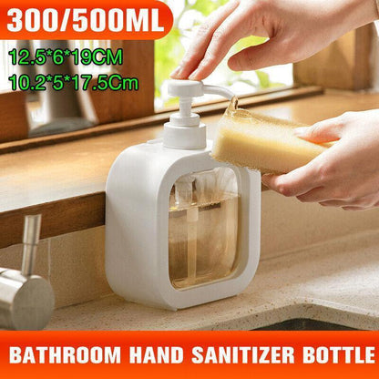 Plastic Pump Bottles For Bathroom Soap Shampoo Cream Lotion Dispenser Bottling - 300ML V528-DISBOTTLE-300ML-879249