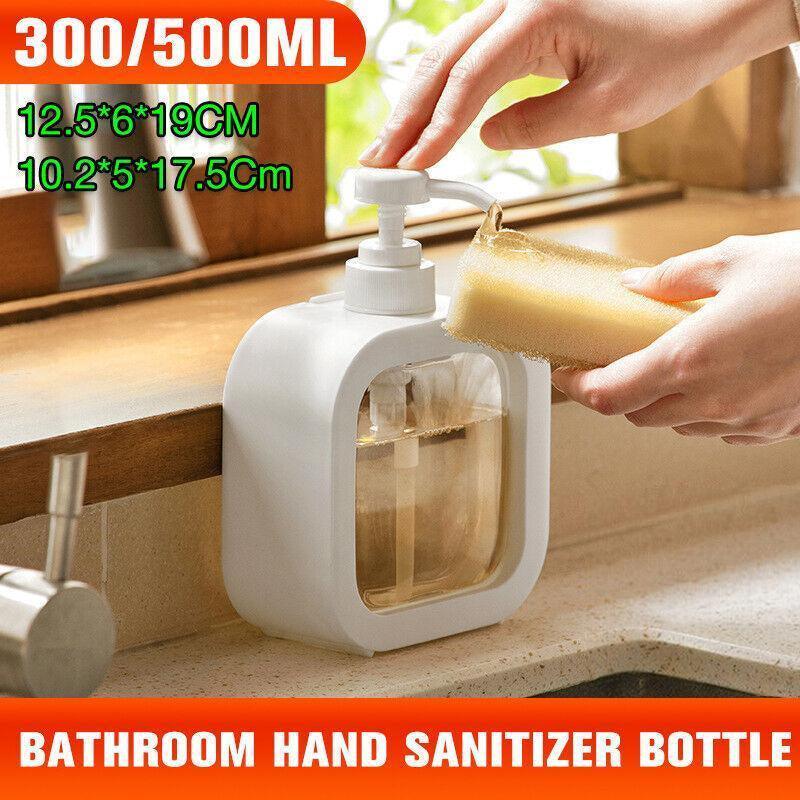Plastic Pump Bottles For Bathroom Soap Shampoo Cream Lotion Dispenser Bottling - 500ML V528-DISBOTTLE-500ML-483502