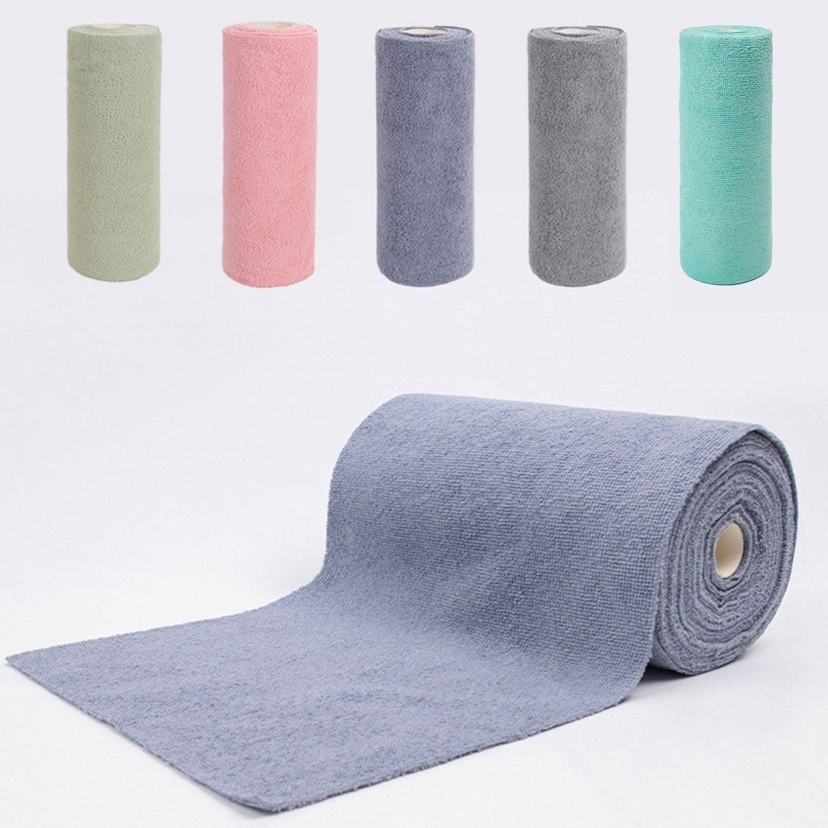 Multifunctional Kitchen Cleaning Towel Strong Absorbent Hand Tear Dish Cloth - Pink V528-DISH-TOWELS-PINK-554840