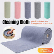 Multifunctional Kitchen Cleaning Towel Strong Absorbent Hand Tear Dish Cloth - Pink V528-DISH-TOWELS-PINK-554840