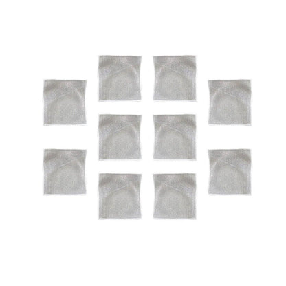 10PCS Double Layer Dishcloth Non-stick Oil Kitchen Cleaning Cloth Metal Fiber V528-DISHCLOTH-10PCS-301239