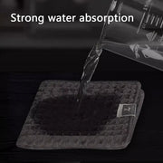 5PCS Waffle Cleaning Cloth Coffee Machine Bar Towel Dish Rag Absorbent - Blue V528-DISHCLOTH-BLUE-5PCS-303056