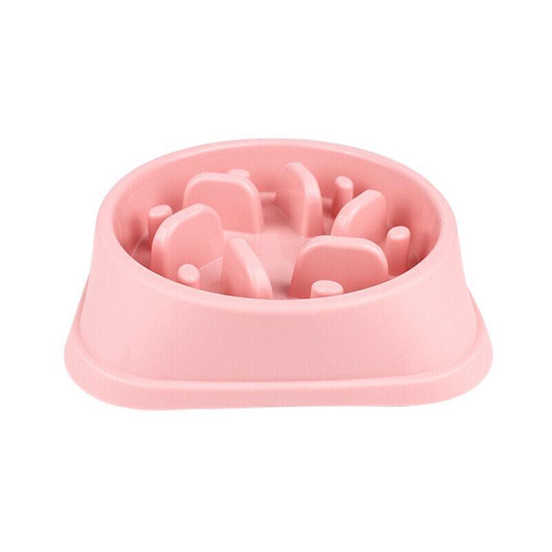Dog-Bowl Dishes Slow-Feeder Large Pet-Eat Dogs Food-Nonslip Interactive - Blue V528-DISHESSLOW-FEEDER-BLUE-317023