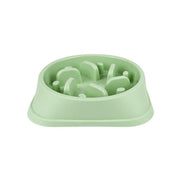 Dog-Bowl Dishes Slow-Feeder Large Pet-Eat Dogs Food-Nonslip Interactive - Blue V528-DISHESSLOW-FEEDER-BLUE-317023