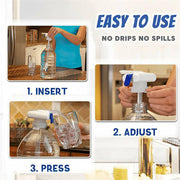 Magic Tap Automatic Electric Water Drink Milk Dispenser Beverage Spill Proof White - 1PC V528-DISPENSER-1PCSWHITE-458763