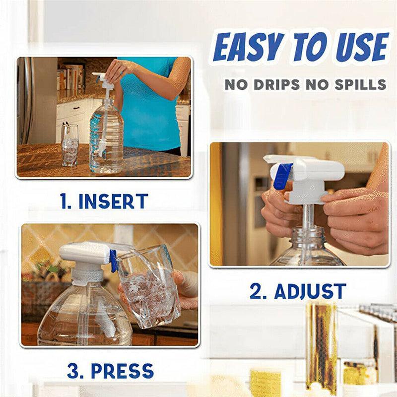 Magic Tap Automatic Electric Water Drink Milk Dispenser Beverage Spill Proof White - 1PC V528-DISPENSER-1PCSWHITE-458763