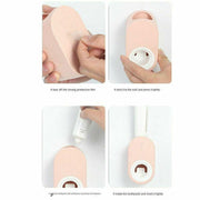 Automatic Toothpaste Dispenser Bathroom Wall-Mounted Rack Toothbrush Holder - Dark Blue V528-DISPENSER-DARKBLUE-292830