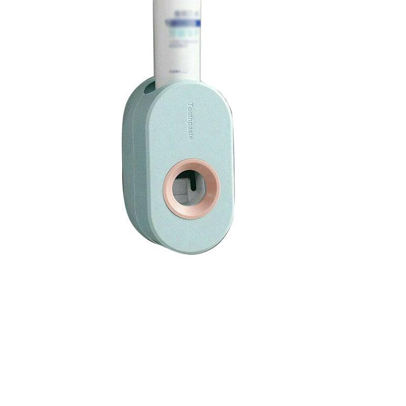 Automatic Toothpaste Dispenser Bathroom Wall-Mounted Rack Toothbrush Holder - White V528-DISPENSER-WHITE-218564