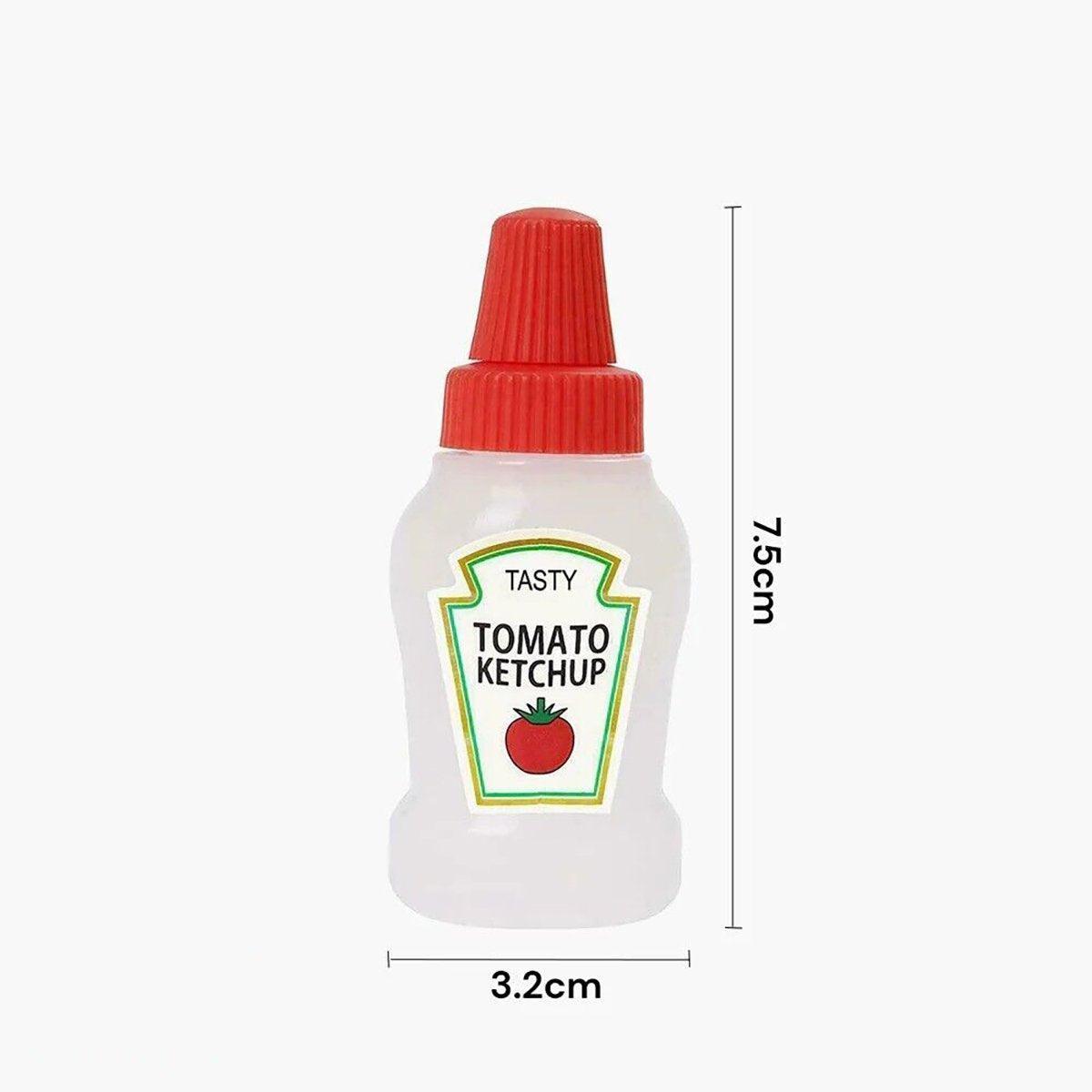 4pcs Mini Portable Sauce Box Condiment Dispensers for Picnic and Outdoor Use - Salad dressing V528-DISPENSING-BOTTLE-4PCS-SALAD-517984
