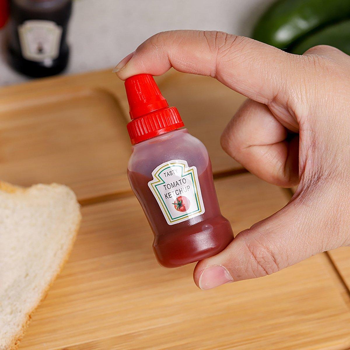 4pcs Mini Portable Sauce Box Condiment Dispensers for Picnic and Outdoor Use - Salad dressing V528-DISPENSING-BOTTLE-4PCS-SALAD-517984