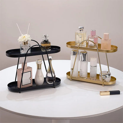 Jewelry Rack Organizer Stand Cosmetic Display Desktop Storage Holder for Home - Black V528-DISPLAY-BLACK-150871