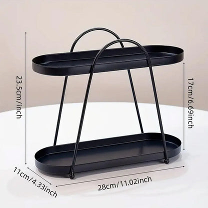 Jewelry Rack Organizer Stand Cosmetic Display Desktop Storage Holder for Home - Black V528-DISPLAY-BLACK-150871