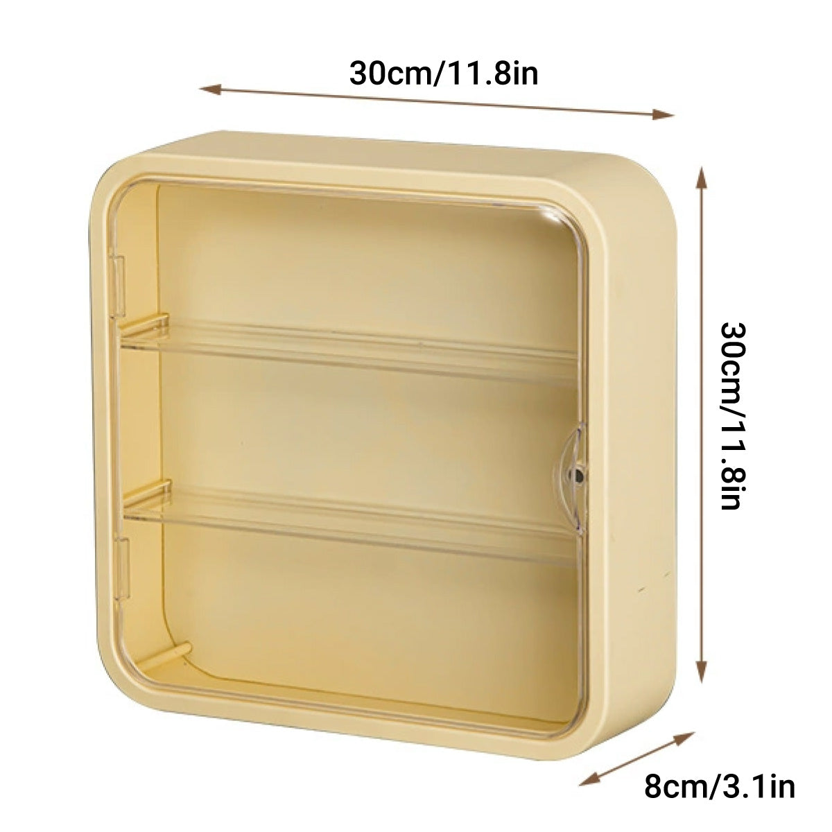 Wall Mounted Showcase Acrylic Figures Toys Display Case Dustproof Storage Box - Green V528-DISPLAY-GREEN-377546
