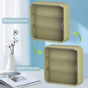 Wall Mounted Showcase Acrylic Figures Toys Display Case Dustproof Storage Box - Green V528-DISPLAY-GREEN-377546