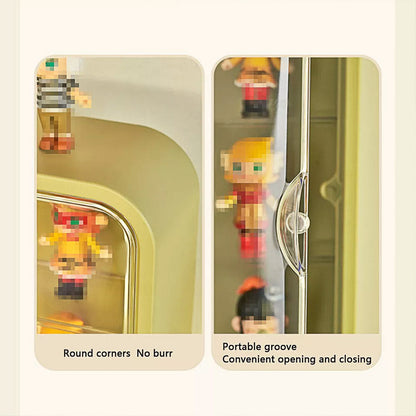 Wall Mounted Showcase Acrylic Figures Toys Display Case Dustproof Storage Box - Green V528-DISPLAY-GREEN-377546