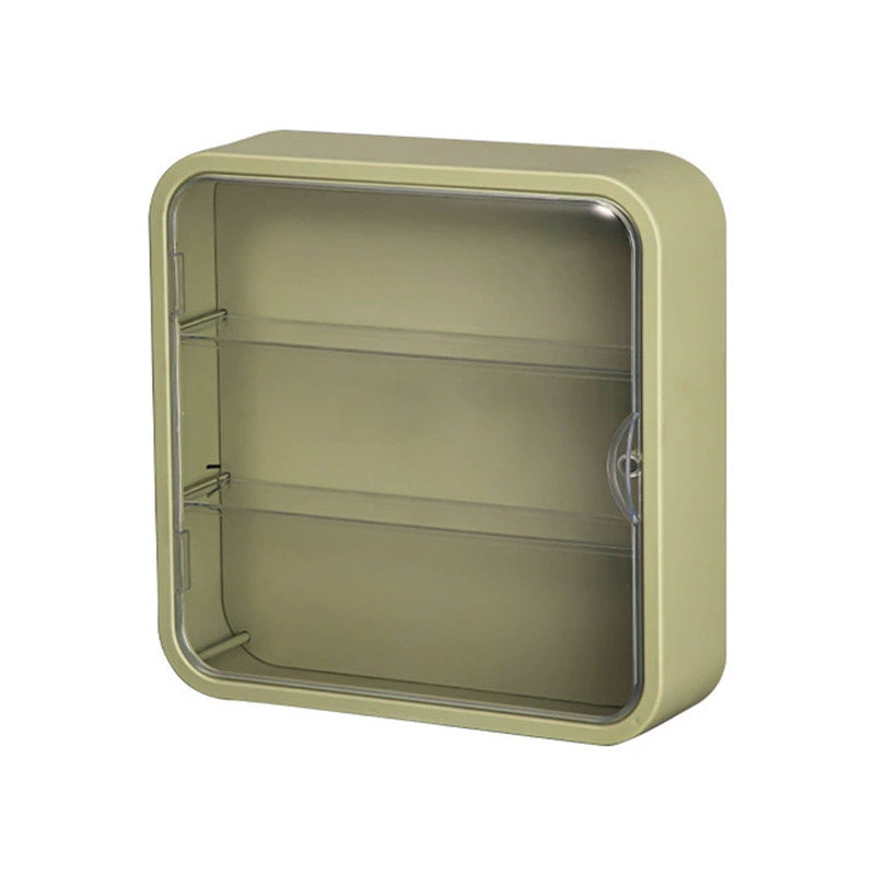 Wall Mounted Showcase Acrylic Figures Toys Display Case Dustproof Storage Box - Green V528-DISPLAY-GREEN-377546