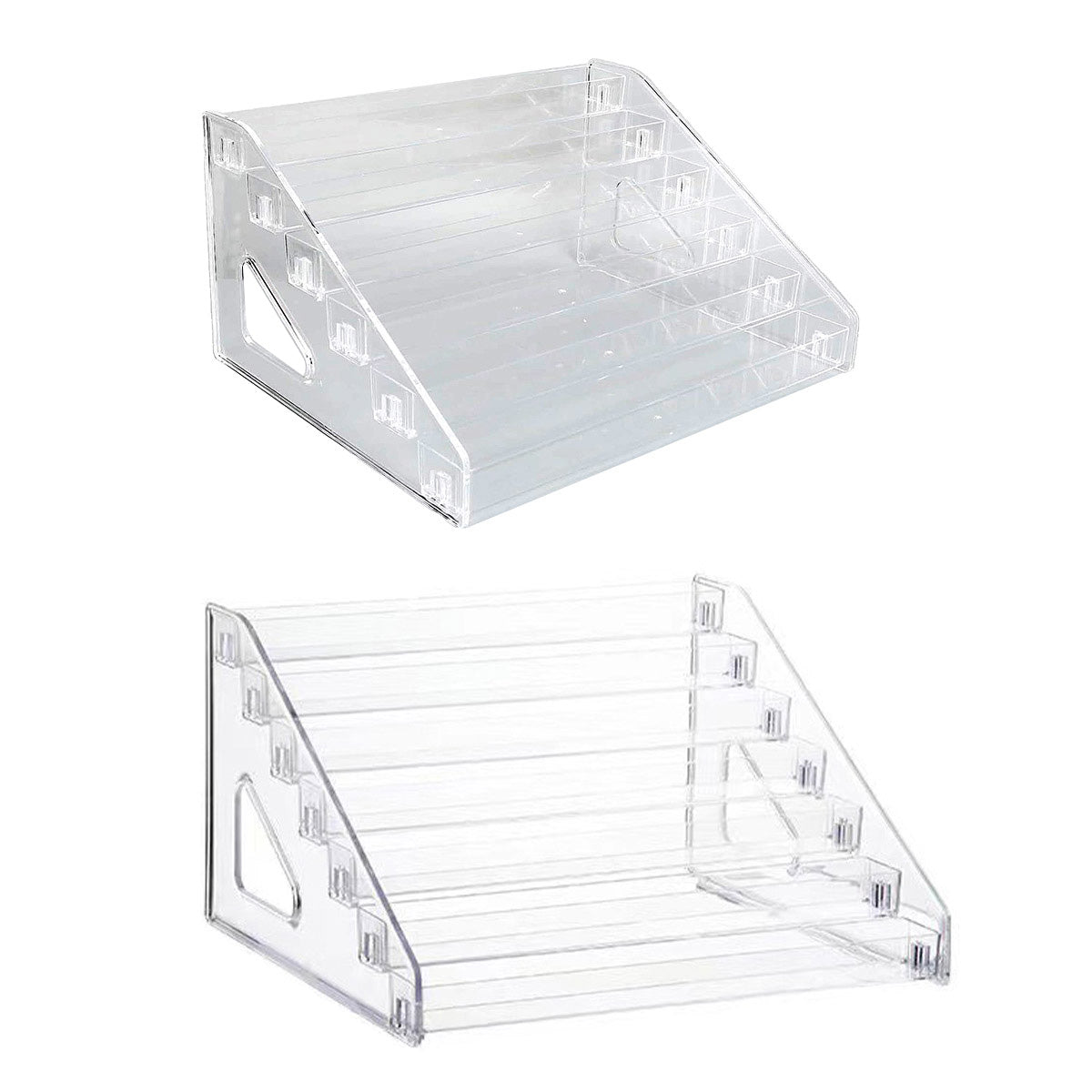 6/7 Layer Nail Polish Storage Box Multi Layer Clear Display Rack Organizer Stand - 6-Tier V528-DISPLAY-STAND-6-146071