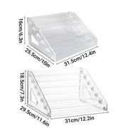 6/7 Layer Nail Polish Storage Box Multi Layer Clear Display Rack Organizer Stand - 6-Tier V528-DISPLAY-STAND-6-146071