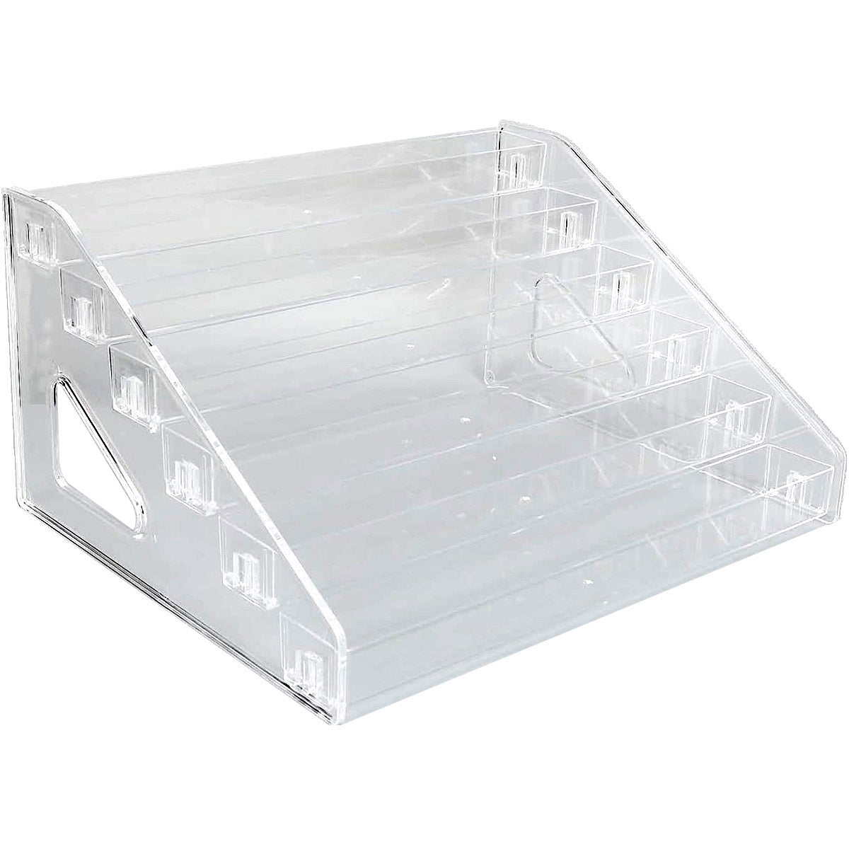 6/7 Layer Nail Polish Storage Box Multi Layer Clear Display Rack Organizer Stand - 6-Tier V528-DISPLAY-STAND-6-146071