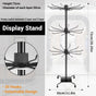 3-Tier Rotating Sock Rack Accessories Hanging Display Stand Organizer for Storage V528-DISPLAY-STAND-BLACK-987369