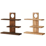 Wooden Desktop Tea Set Rack Display Stand Organizer Storage Shelf for Teaware - Brown V528-DISPLAY-STAND-DARK-596123