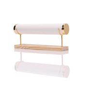 Wooden Bracelet Display Stand Single Tier Watch Bangle Holder Organizer Jewelry - Green V528-DISPLAY-STAND-GREEN-246451