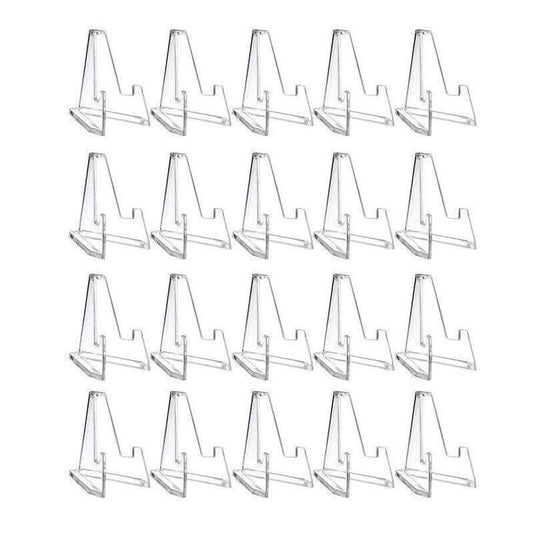20Pcs Acrylic Clear Stand For Trading Card Psa Pokemon Card Holders Small Stand V528-DISPLAYSTAND-20PCS-58625