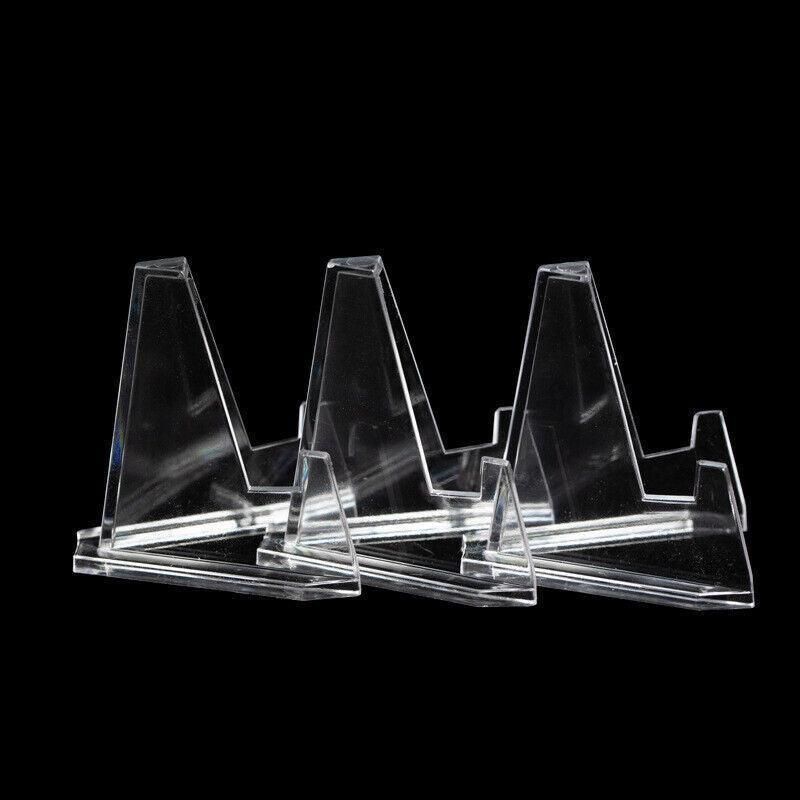 20Pcs Acrylic Clear Stand For Trading Card Psa Pokemon Card Holders Small Stand V528-DISPLAYSTAND-20PCS-58625