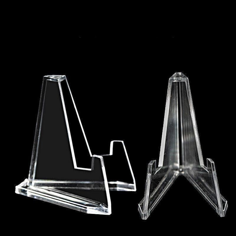 20Pcs Acrylic Clear Stand For Trading Card Psa Pokemon Card Holders Small Stand V528-DISPLAYSTAND-20PCS-58625