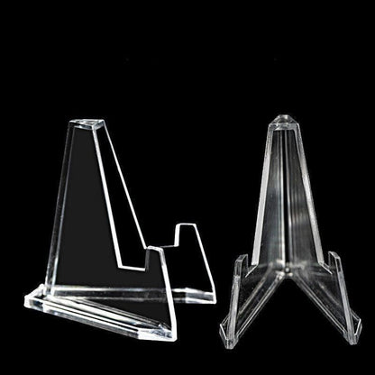 20Pcs Acrylic Clear Stand For Trading Card Psa Pokemon Card Holders Small Stand V528-DISPLAYSTAND-20PCS-58625