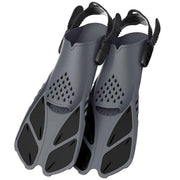 Adjustable Diving Flippers Swim Fins for Snorkeling Freestyle Training Gear - Blue-S/M V528-DIVING-FLIPPERS-BLUE-S-M-354054