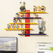 Multi Layer Wall Display Rack Step Shelf for Toys Dolls Desk Room Office Decor V528-DIY-398901
