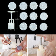 Mooncake Decor Cookies Round Pastry Moon Cake Diy Flower Stamps Mold Mould Au V528-DIYFLOWERSTAMPMOLD-22688