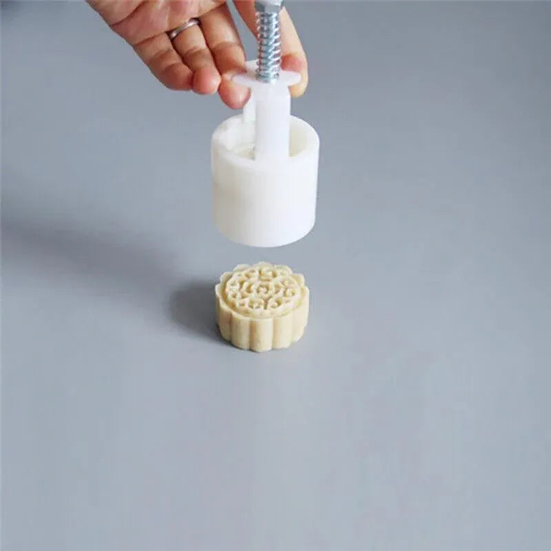 Mooncake Decor Cookies Round Pastry Moon Cake Diy Flower Stamps Mold Mould Au V528-DIYFLOWERSTAMPMOLD-22688