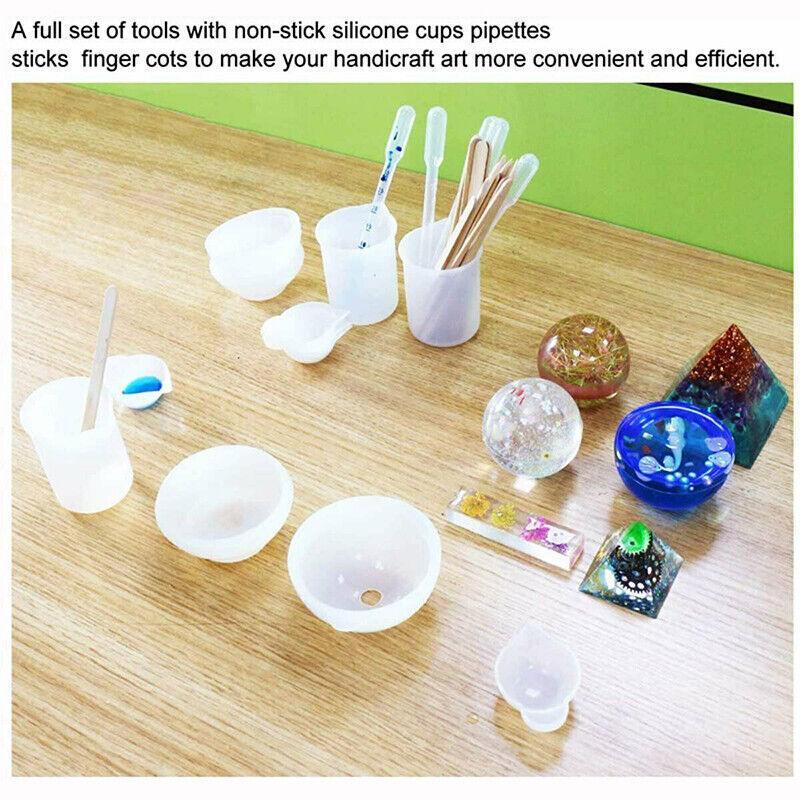 36PCS Silicone Mixing and Measuring Cup Set for Resin Casting and DIY Craft Projects V528-DIYTOOL-36PCS-58536