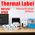 8 Rolls Compatible Brother Dk11201 400 Address Labels 29X90Mm Ql570 Ql700 Ql1050 V528-DK-11201-8ROLL-46567