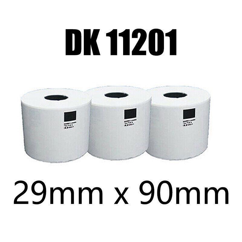 8 Rolls Compatible Brother Dk11201 400 Address Labels 29X90Mm Ql570 Ql700 Ql1050 V528-DK-11201-8ROLL-46567